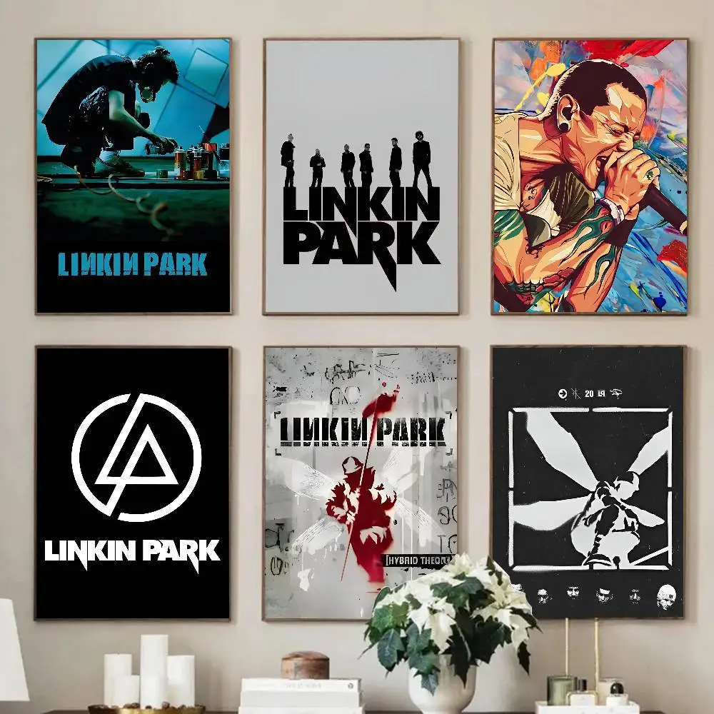L-Linkin P-Park Poster Pôsteres Pinturas Decorativas Estudo Quarto Bar Fundo Murais de Parede Presentes
