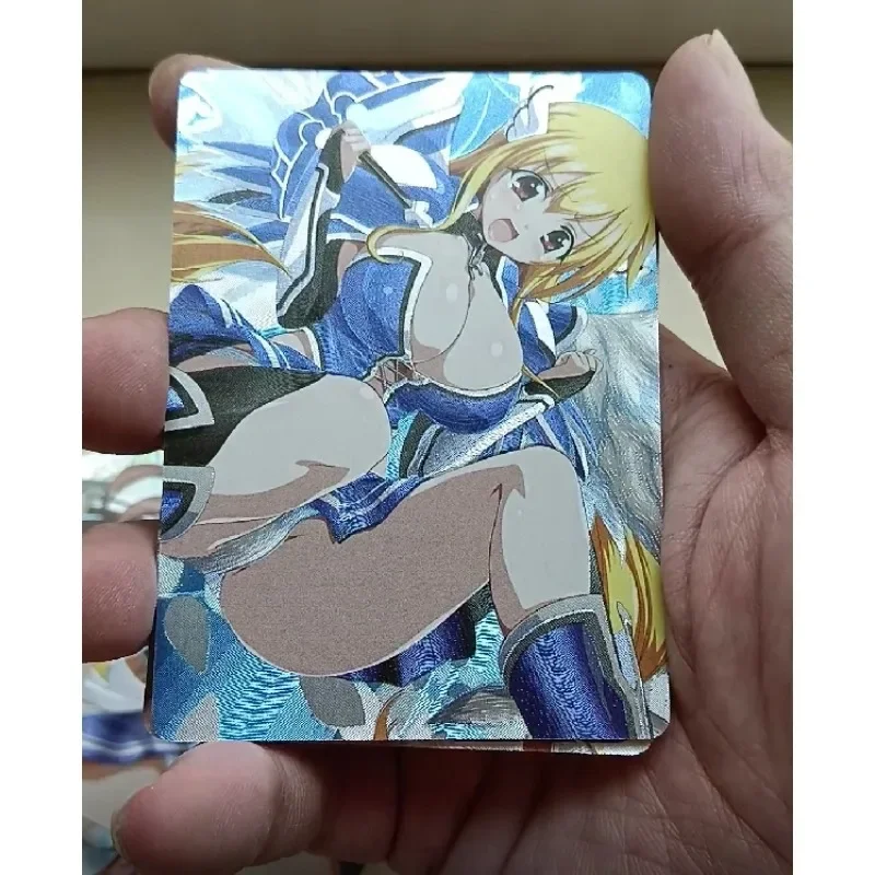 Sora No Otoshimono Ikaros Animation Characters Self Made Refraction Flash Card Anime Classics Game Collection Cards Toy Gift