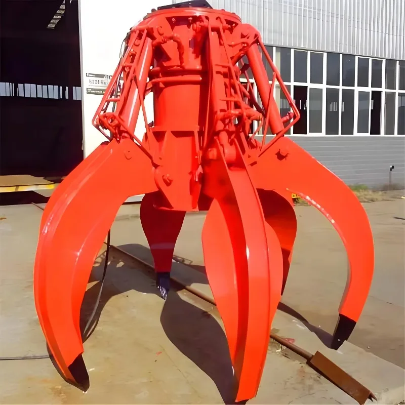

Manufacturer for Sale Electric Hydraulic Grab 0.5-3 Cubic Shell Type plum Sludge Grapple Hydraulic Motor
