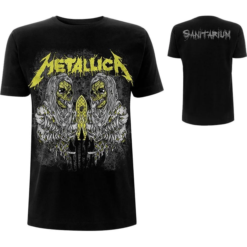 

Metallica Sanitarium T-Shirt, Men's Metal Tee, Perfect for Fans Who Love Thrash Metal Art & Classic Track Design