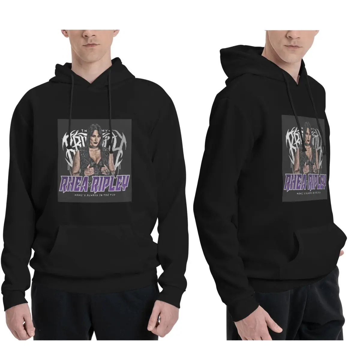

Rhea Ripley Mami's On Top толстовки для мужчин и женщин, повседневный пуловер, толстовки в стиле хип-хоп, уличная одежда с длинными рукавами, осень-зима