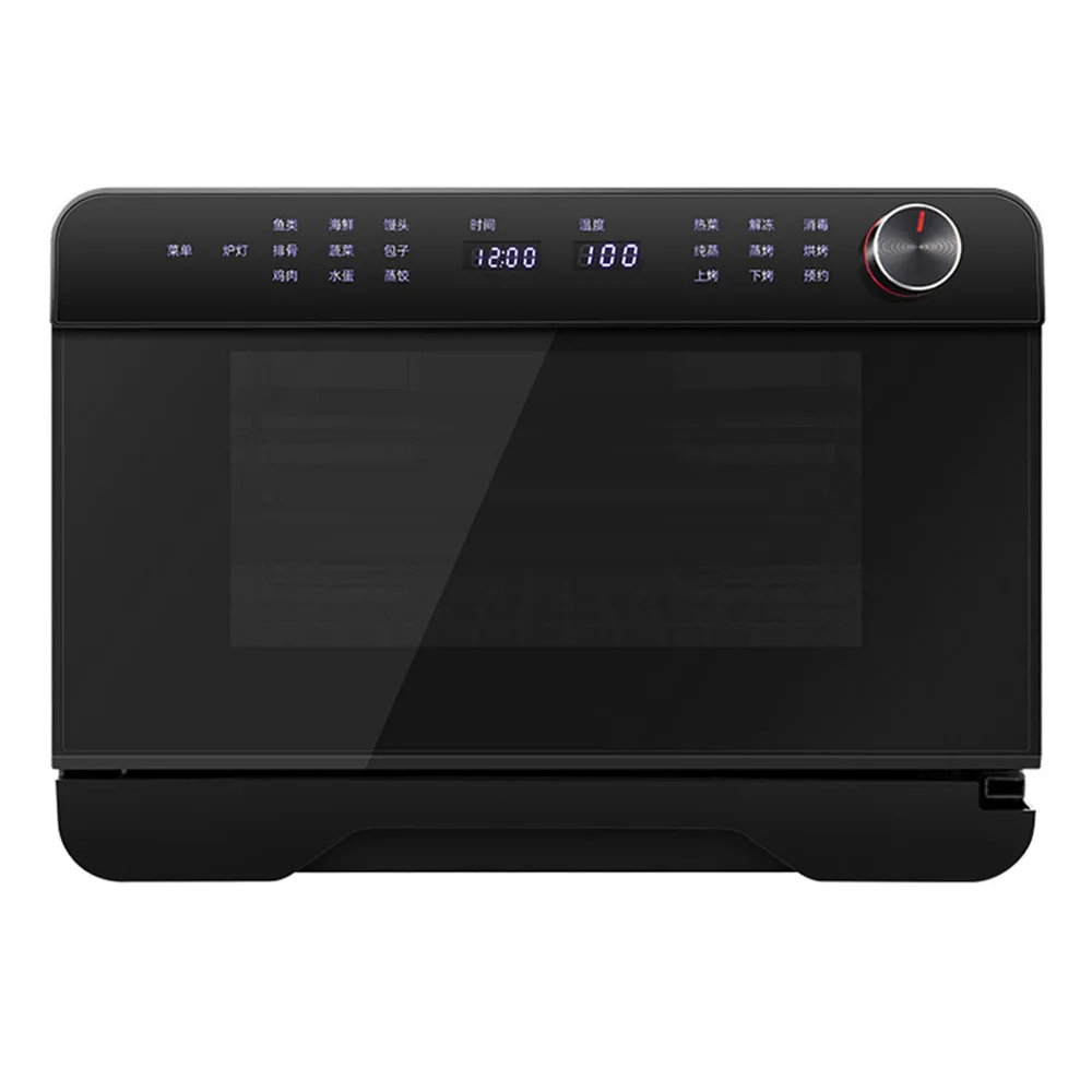Forno a vapore domestico Desktop Cottura a vapore Cottura Frittura Forno elettrico Macchina per pizza Forno elettrico di grande capacità