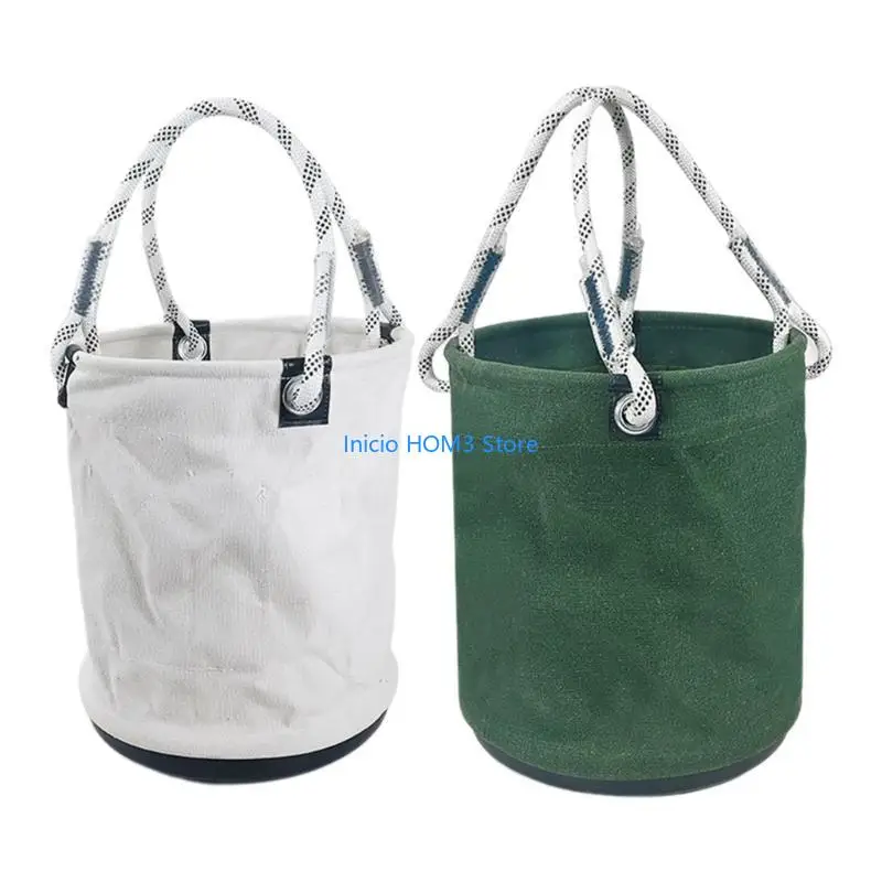 A5YD Bucket Tool Bag Multi Tool Portable Rugged Canvas Bag Travelers