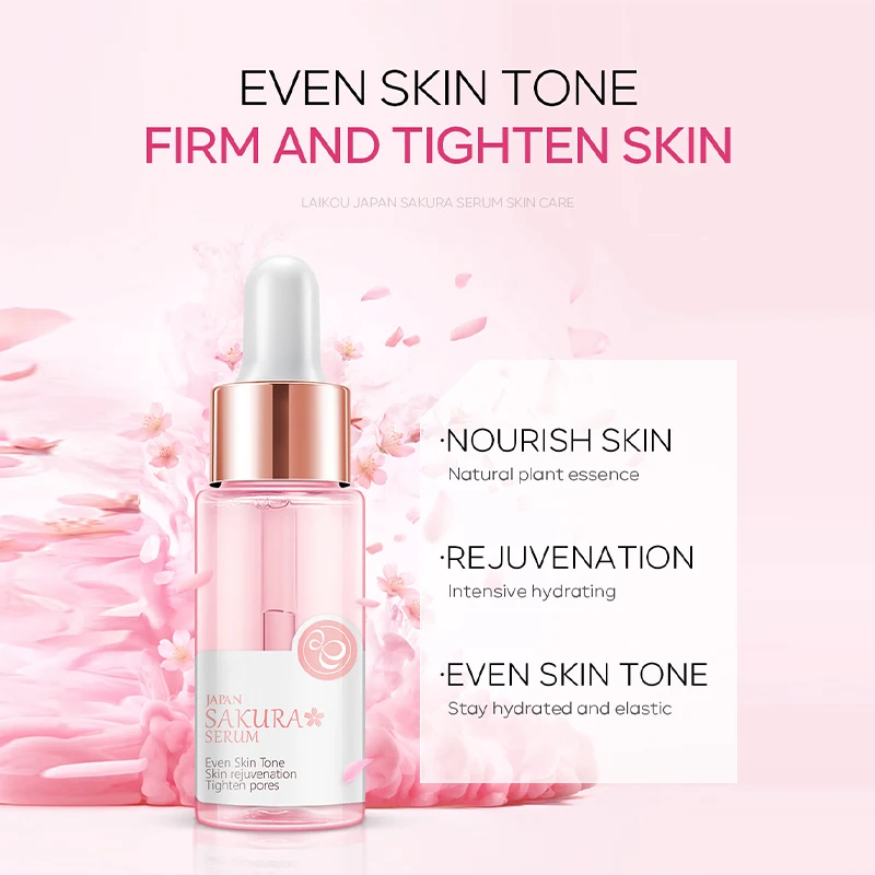 Cherry Blossom Essence Toner Can Effectively Moisturize Fight Aging Fade Fine Lines Whiten Brighten And Firm Skin Korean Make-up