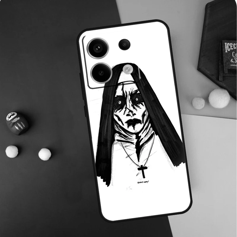 حافظة رعب نون فالاك لهاتف شاومي ريدمي نوت 14 13 12 11 برو 11S 12S ردمي 15 13 10 10C 12C 13C 14C 15C Funda #6