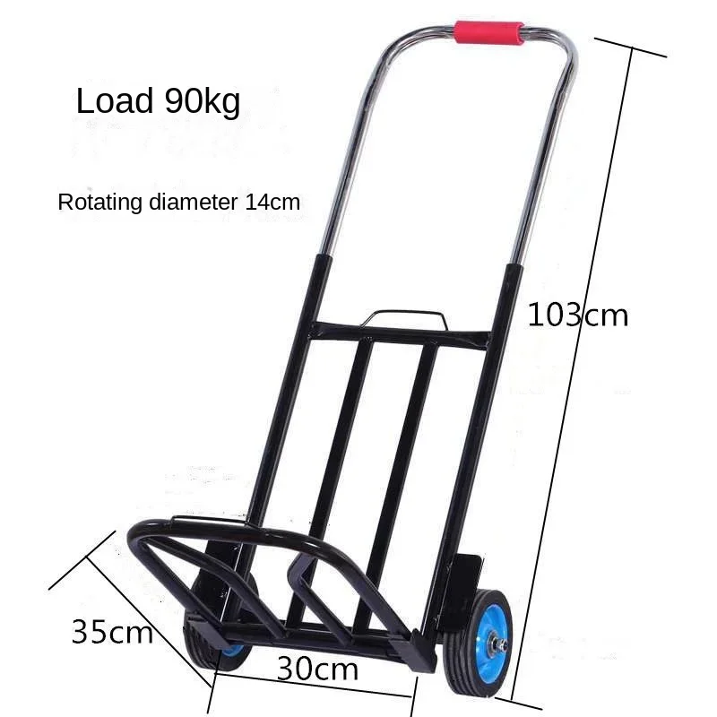 Grocery Shopping Cart, Folding Stair Climbing Luggage Trolley, Portable Pull Truck, Small Household