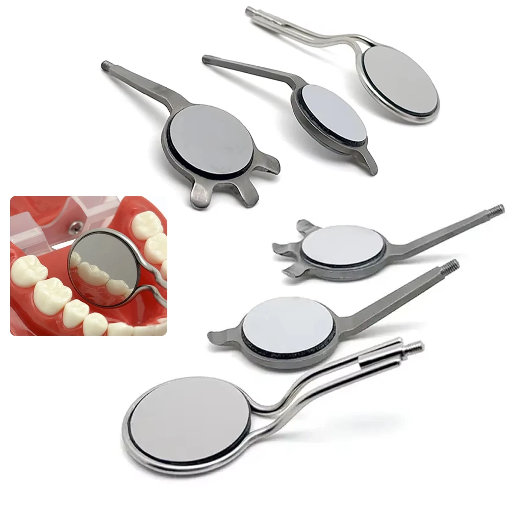 

Double-Sided Dental Mouth Mirror High Quality Anti-Fog Rhodium Oral Mirrors Reflectors Double Sided Reuse