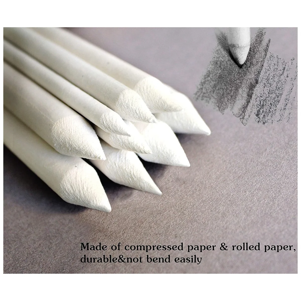 Gfc-12 шт. смешивающие пеньки и тортильоны, бумажные художественные блендеры с наждачной бумагой, точилка для карандашей, указатель для студенческого художника