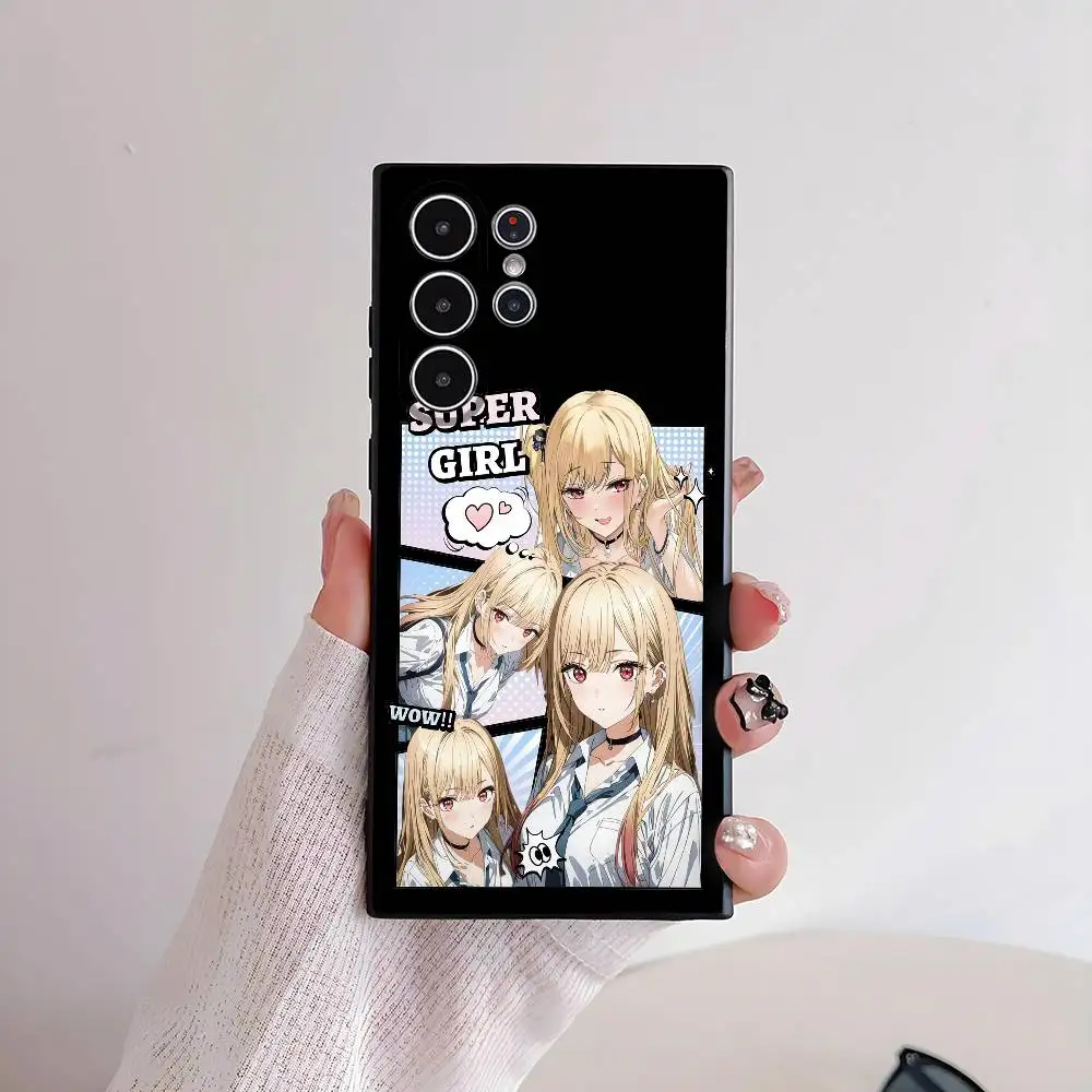 My Dress-Up Darling Phone Case Capa de TPU macia e adequada para a pele compatível com Samsung S21/S22/S23/S24/S25 FE/Plus/Ultra