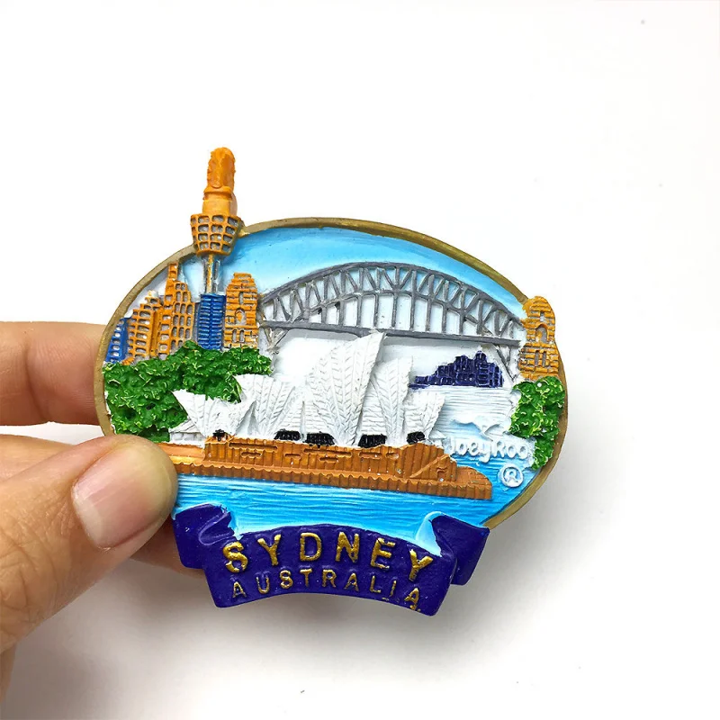 

Australia Sydney Opera House Harbour Bridge 3D Resin Fridge Magnets Imanes Nevera Aimants Frigo Cute Refrigerator Magnets