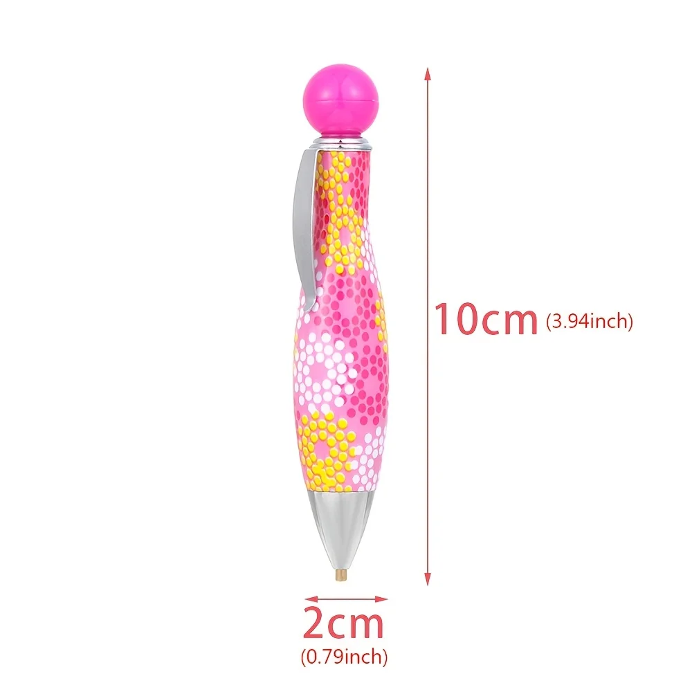 1PC random color 5D DIY Resin Diamond Painting Tools Bowling Style Pens Full Round Embroidery Cross Stitch Accessories Paint Art