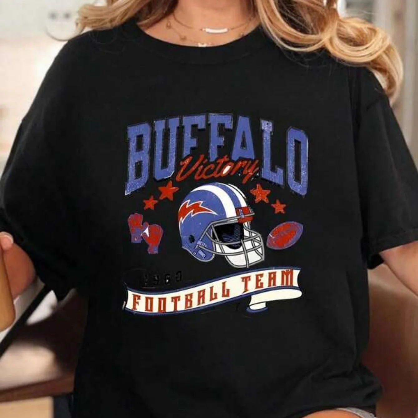 Buffalo Football Vintage T-Shirt Buffalo Bill Crewneck Sweatshirt Buffalo Bill T-Shirt Bill T-Shirt Bills Football Buffa