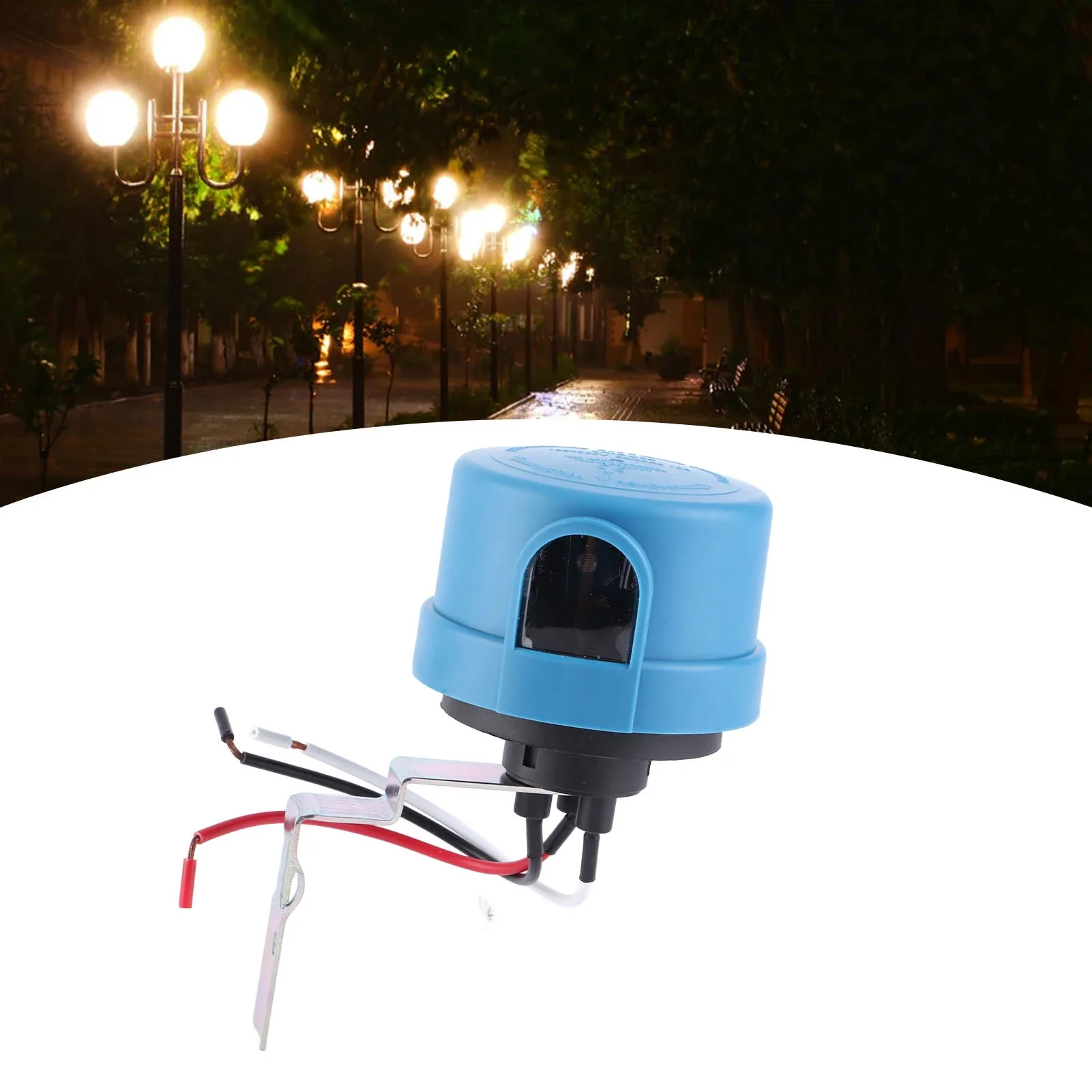 Street Light Photo Control IP65 Waterproof Photocell Sensor High Sensitivity Outdoor Lights Control Switch 105‑305V Street,