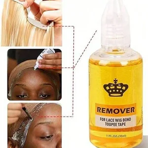 Dantel Tutkal Sökücü Peruk, saç derisinin zararlı kimyasallar içermeyen saçları için iyi bir temizleyici, sınırlarını korumak için 30ml, hafif çözücü 12-En çok satılan, tutkal sökücü yapıştırıcı-no. 10