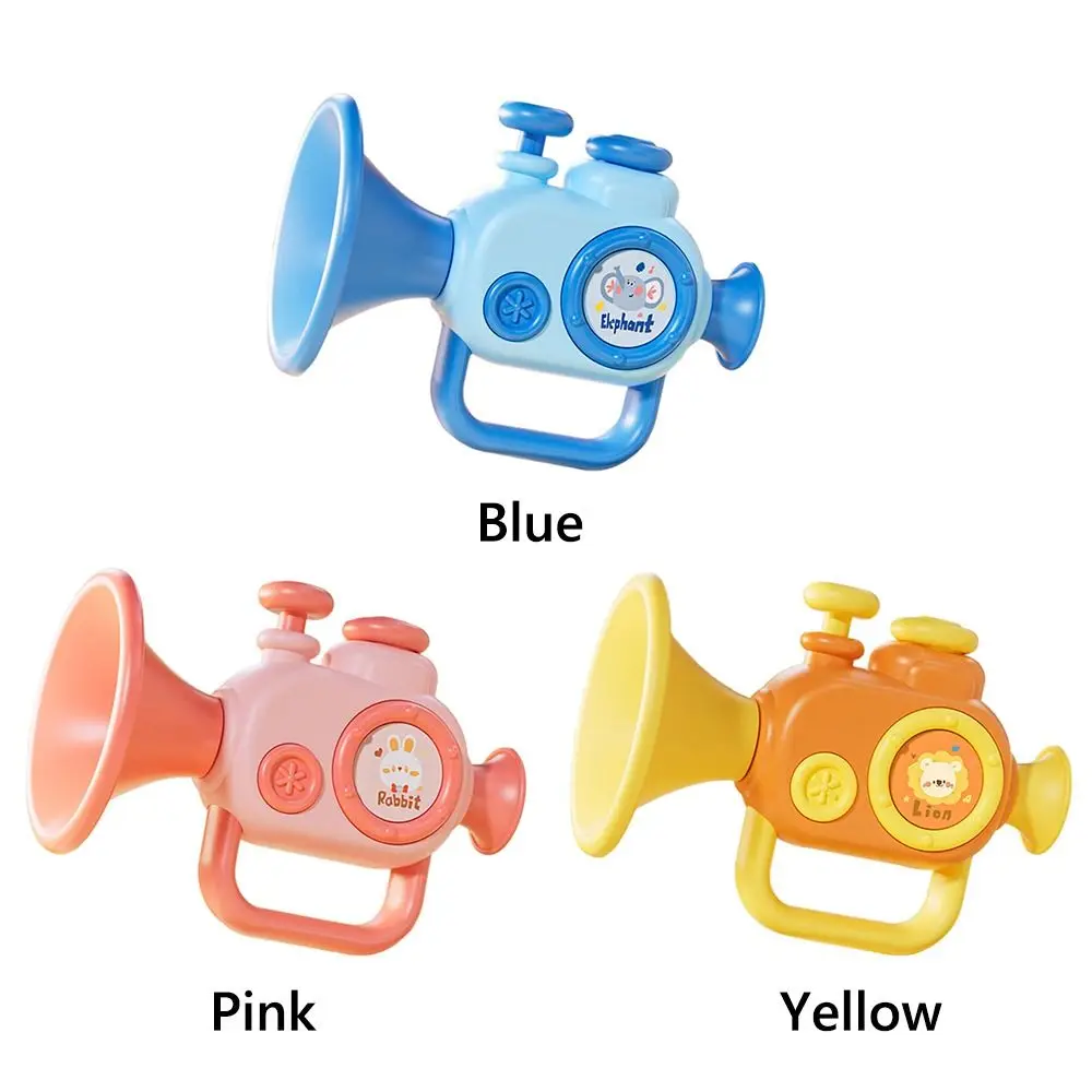 Multicolor Interesting Trumpet Toy Anti-scratch Plastic Mini Musical Instrument Cognition Sound Whistle Toy Enlightenment Toys