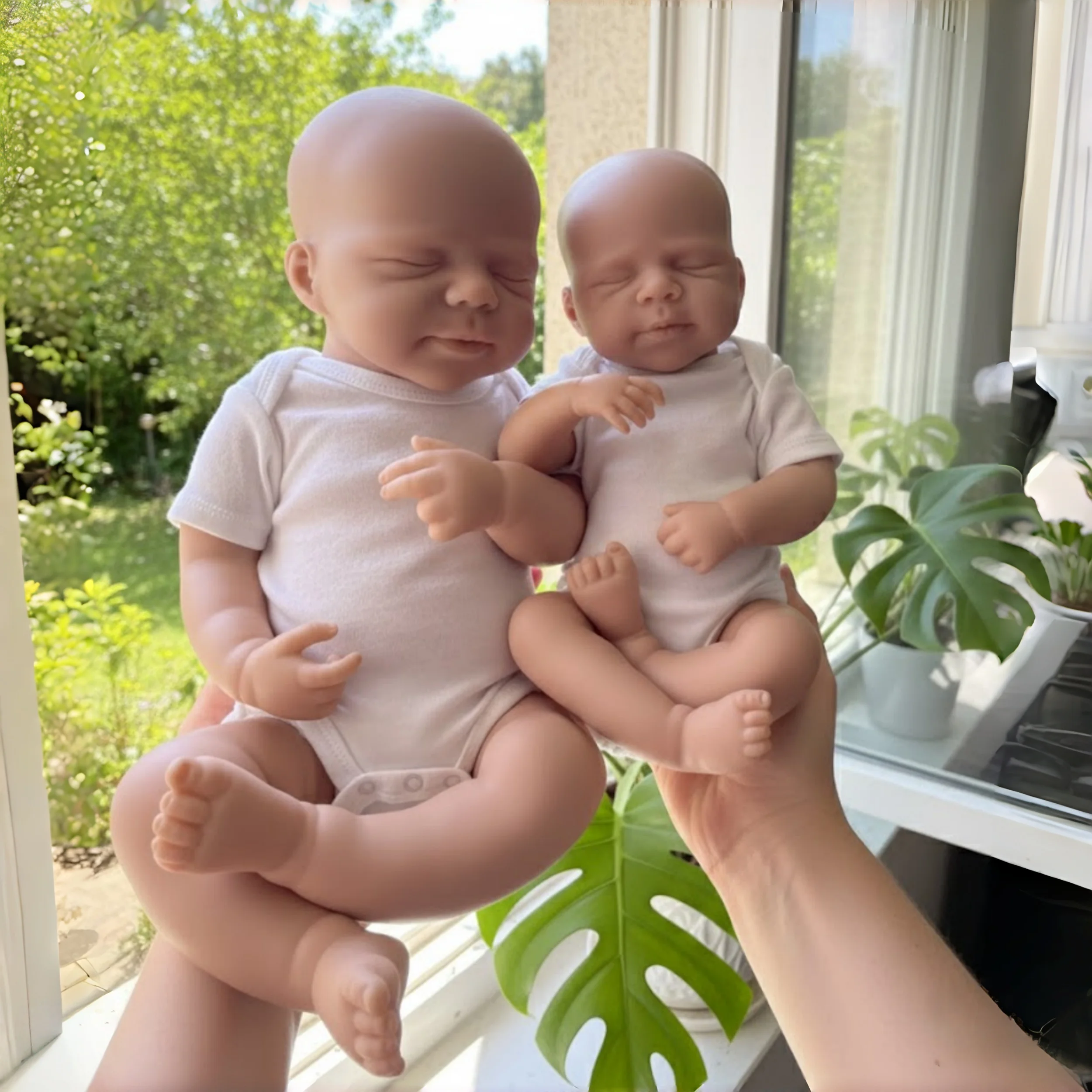 OtardDolls 33CM & 45CM Girl Pascale Painted/Unpainted Full Body Soft Solid Silicone Reborn Doll Reborn Corpo De Silicone