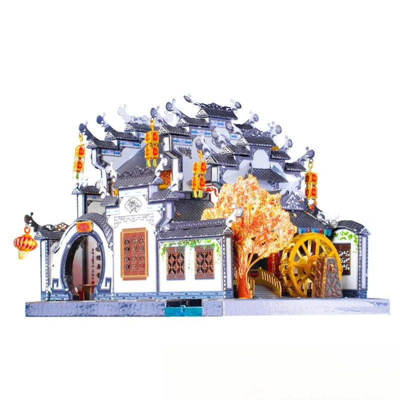 

Su Hui-style garden 3D three-dimensional puzzle DIY architectural creativity holiday travel gift
