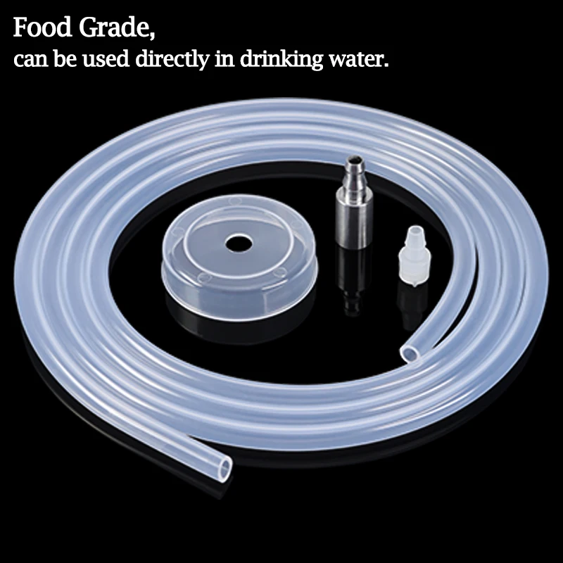 1~10m Silicone Tube Food Grade ID 0.5~32mm Transparent Rubber Hose Flexible Aquarium Air Irrigation Water Pipes Garden Hoses