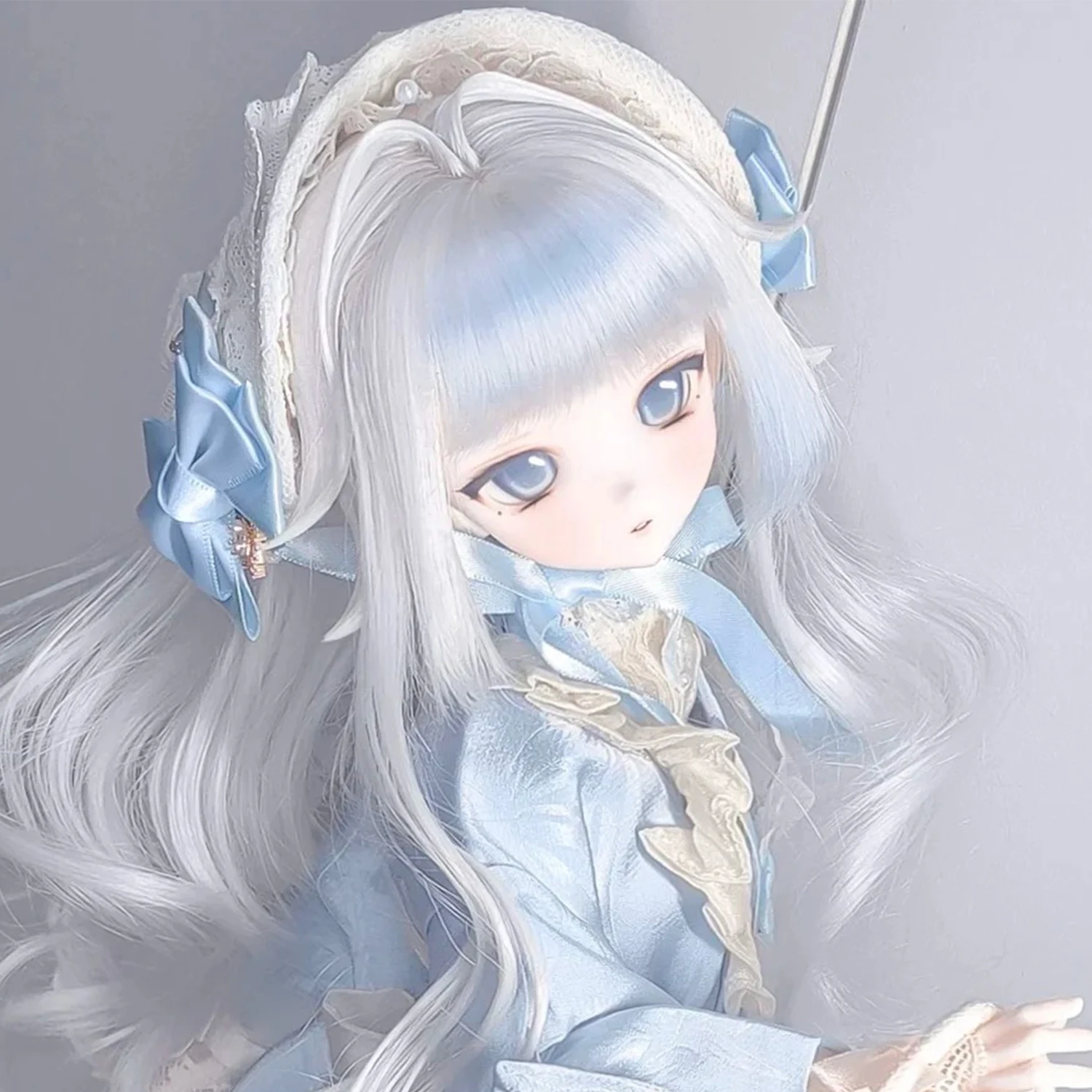 Bjd Doll 1/3 KKS LILI SD Head Two-dimensional Anime Style Elf Art Toys for Female Figure Unclothed Body Resin Figure