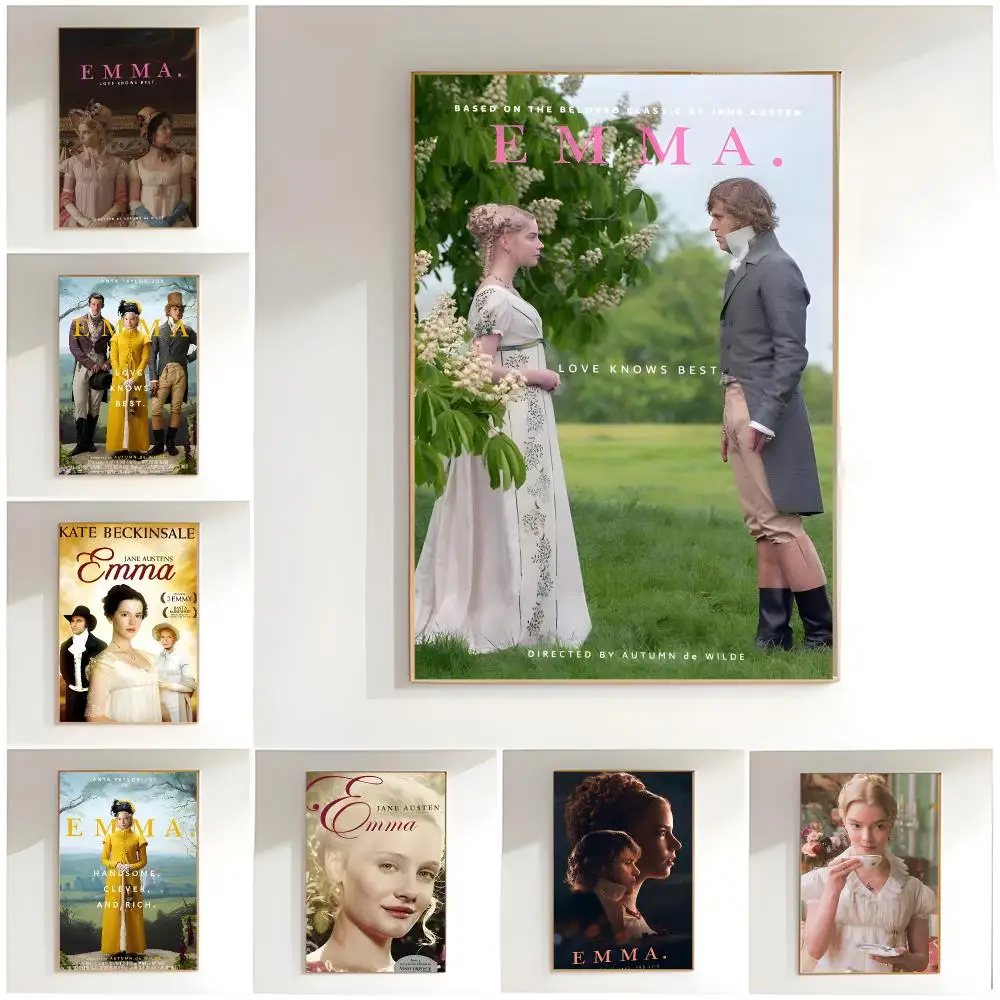 period romance e-emma Poster Classic Wall Art  Home Decor  Peel and Stick Unframed