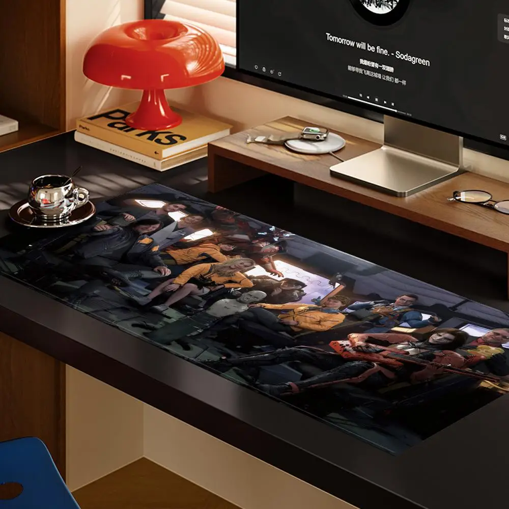 Death stranding 2 na praia mouse pad mousemat xxl acessórios do computador grande teclado portátil mesa almofada o novo produto gamer