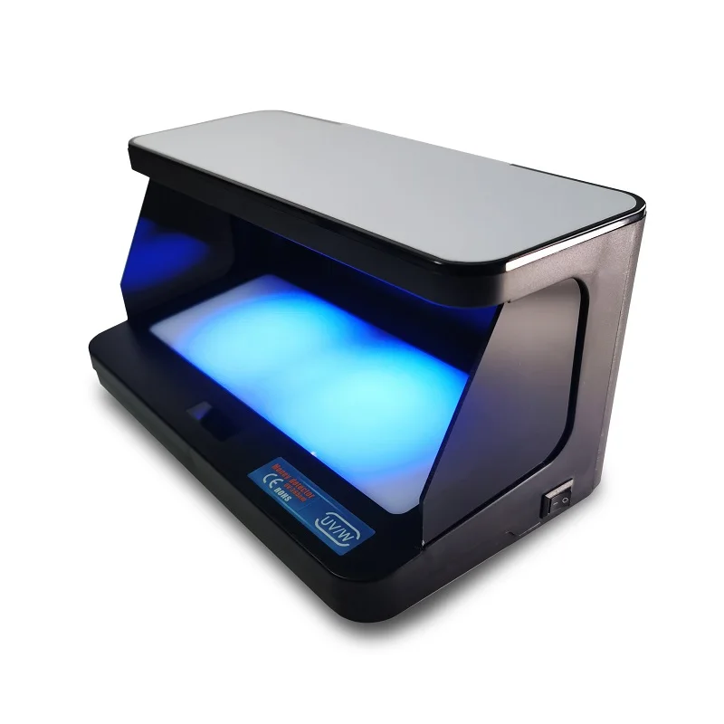 Mini rilevatore di valuta portatile Rilevatore di banconote contraffatte Rilevatore di denaro Supporto luce UV e filigrana