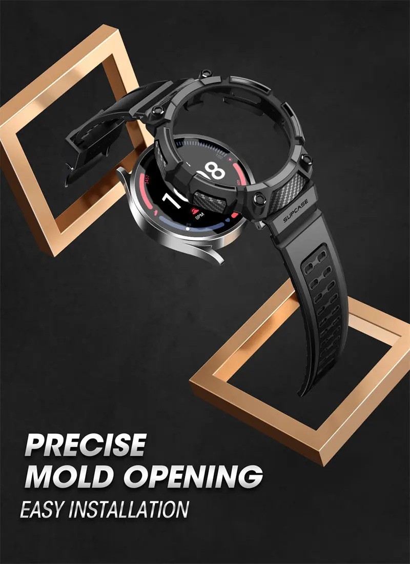 SUPCASE für Samsung Galaxy Watch 5 Pro Hülle 45 mm (2022) UB Pro Robuste Schutzhülle mit Armbändern für Galaxy Watch 5 Pro – Detail 7