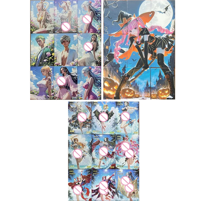 

Японские аниме-пазлы ONE PIECE BR DR с персонажами Ямато, Боа Хэнкок, Перона, подарки на Рождество и день рождения, детские игрушки, коллекционные карточки