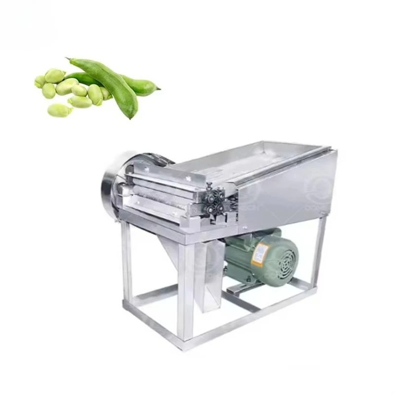 Hot Selling Commercial Green Pea Edamame and Broad Bean Shelling Machine for Fresh Soybean Sheller