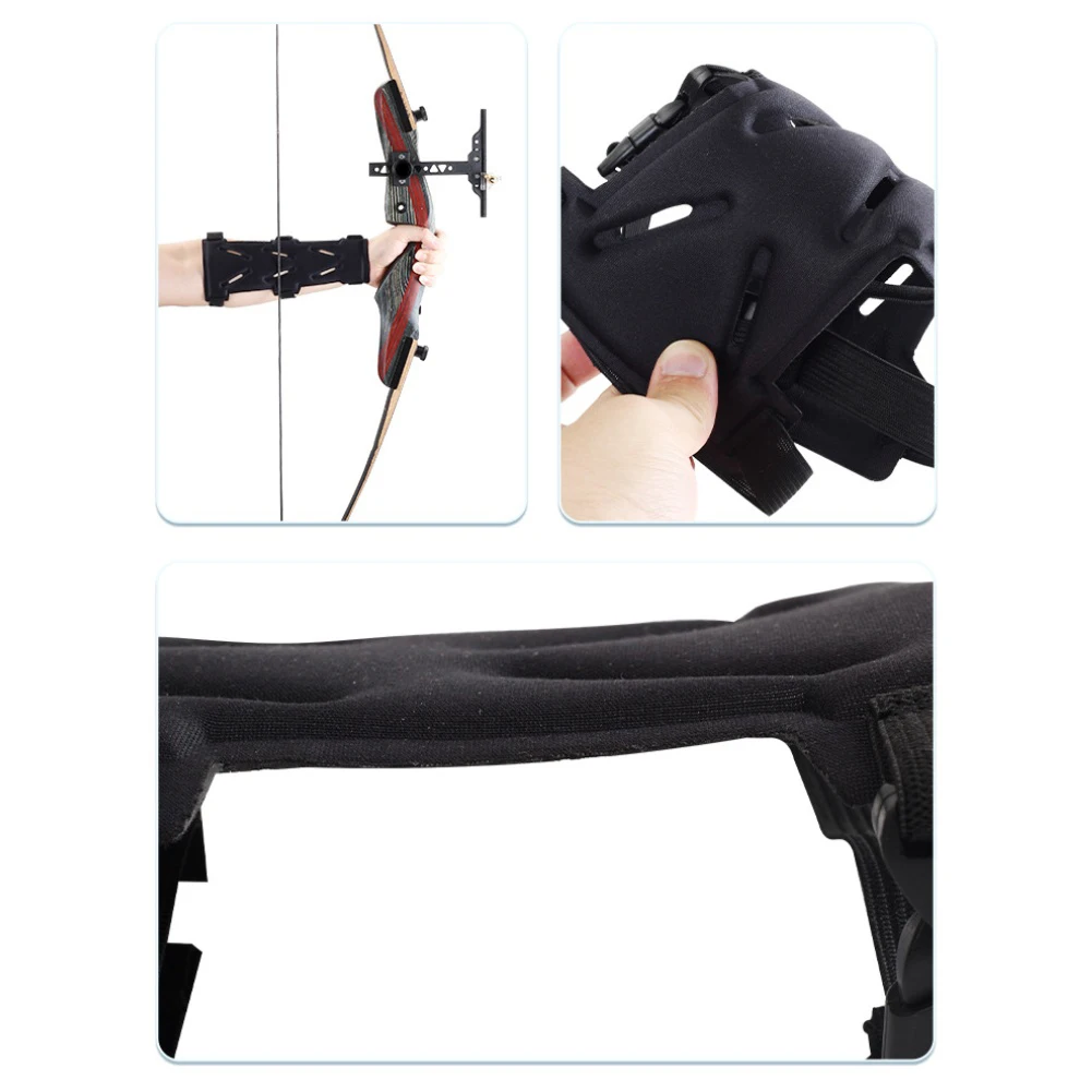

Hunting Arm Guard Forearm Guard Adjustable Arm Guard For Hunting Hunting Accessory Double-faced Fabric 3 Adjustable Straps