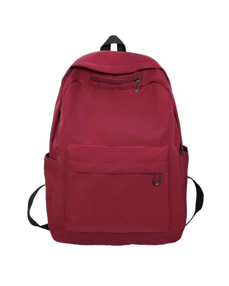

Large capacity couple sports backpack can print logo solid color backpack bag women's backpack new college student schoolbag for