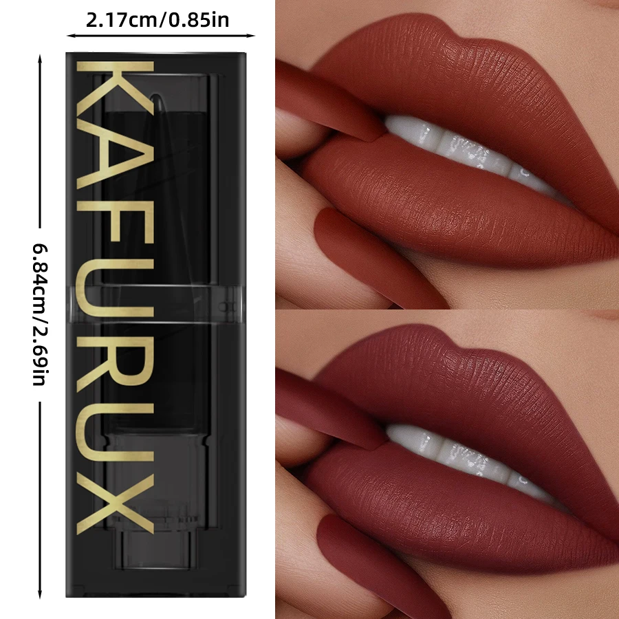 1Pc sexy rossetto rosso opaco penna contorno impermeabile tinta labbra ad alto pigmento smalto per labbra di lunga durata matita per labbra marrone trucco coreano