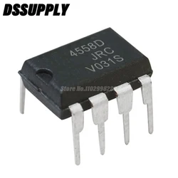 10PCS/LOT JRC4558 DIP-8 JRC4558D DIP Integrate IC