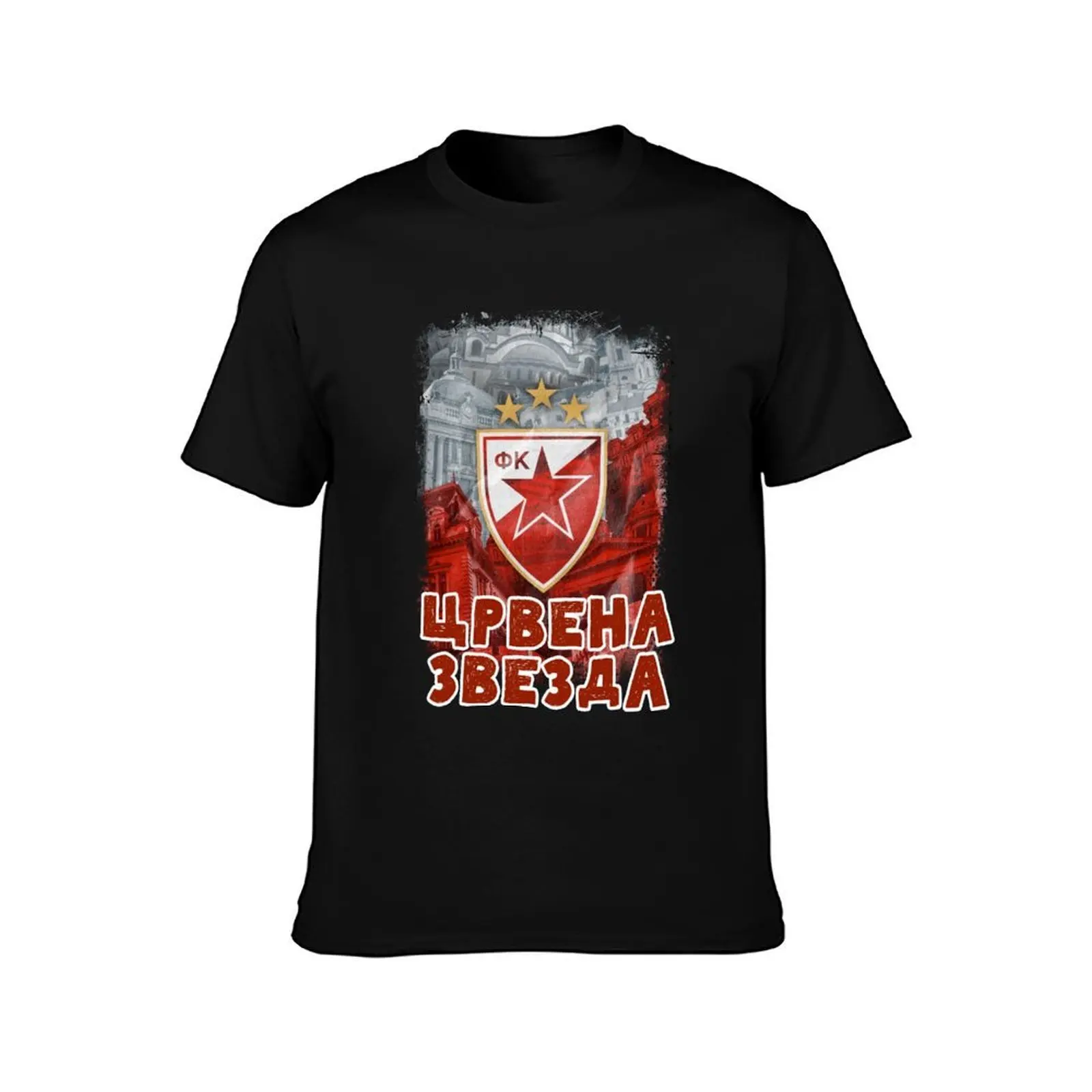 GRB Delije Sever Crvena Zvezda Beograd * Red Star Belgrade Serbia ULTRAS 1989 T-Shirt, Summer Casual Cotton Tee, 100% Cotton