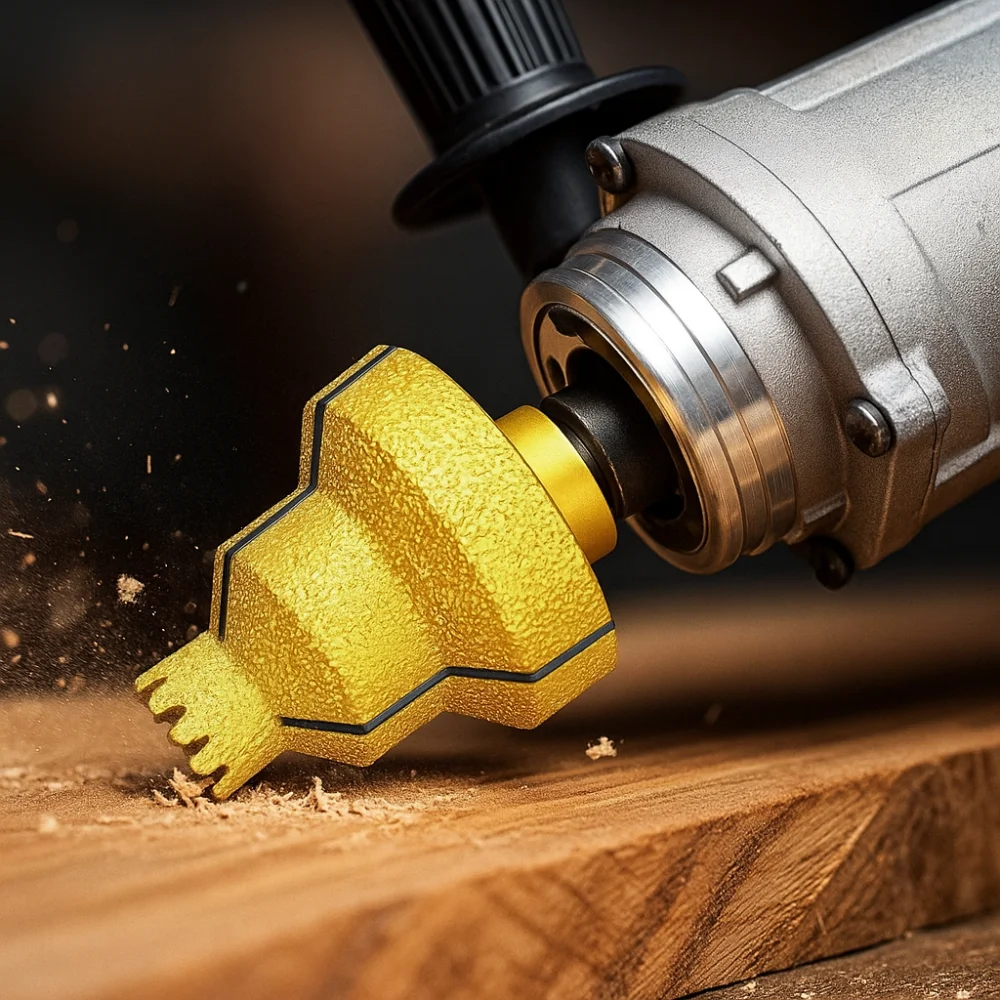 

Multi Size Chamfer Router Bits High Efficiency Stepped Design Concrete Reamer Multi Conical Masonry Drilling Crowns