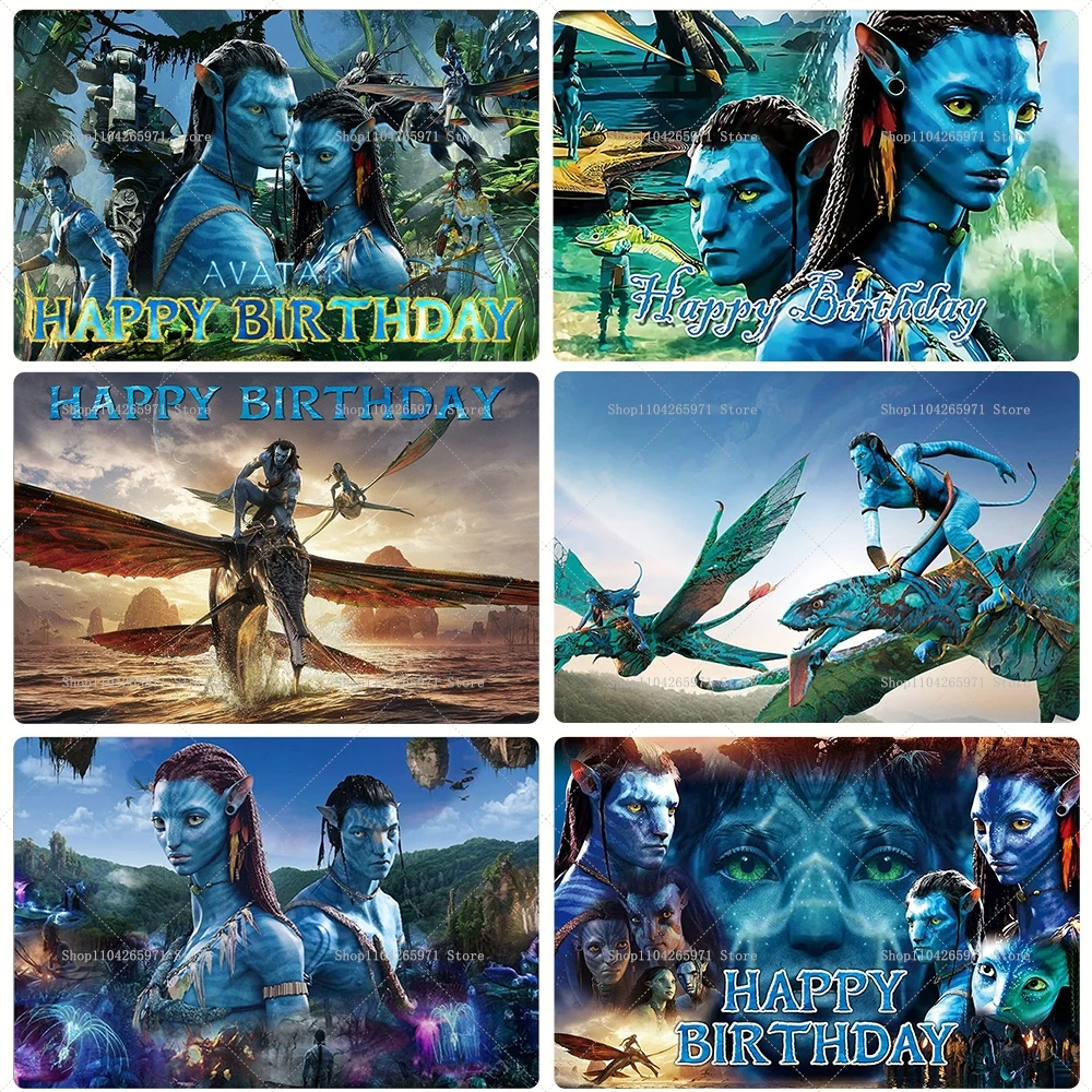 Fondo Temático de la Película Avatar, Pancarta de Fantasía del Planeta Na'vi, Decoración para Fiesta de Cumpleaños Infantil, Fondo para Fotografía