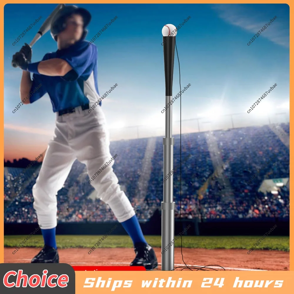 Baseball Trainer Baseball Swing Strap Practice Equipment Softball Batting Aids System Elastic String Rebound Bouncy Balls