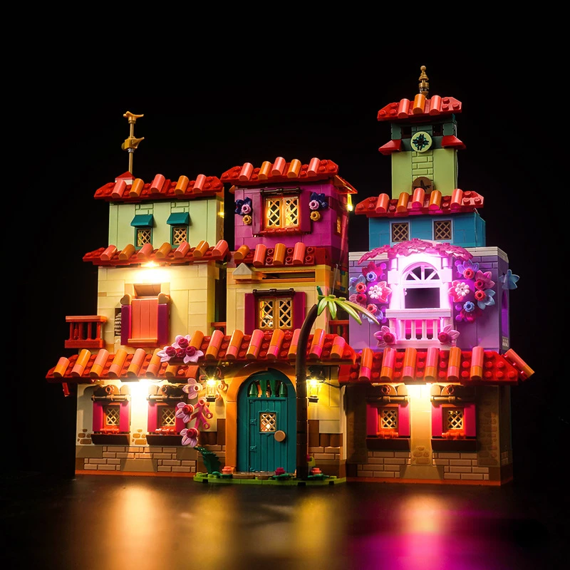 No Building Blocks Lamp Lighting for The Magical Madrigal House 43245 DIY Toys Gift Only Lighting Set