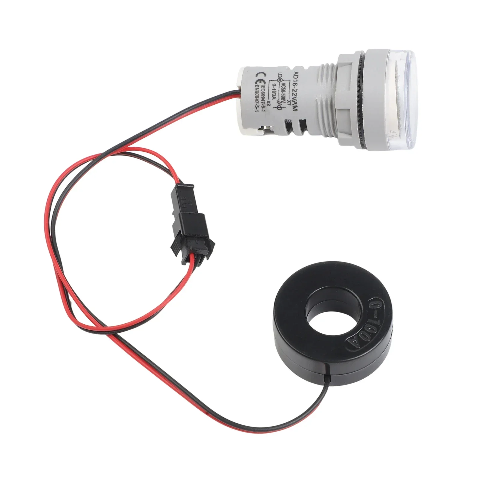 LED Digital Display Voltmeter Signal Light AC 50V-500V Volt Amp Monitor Voltage Current Ampere Meter Indicator