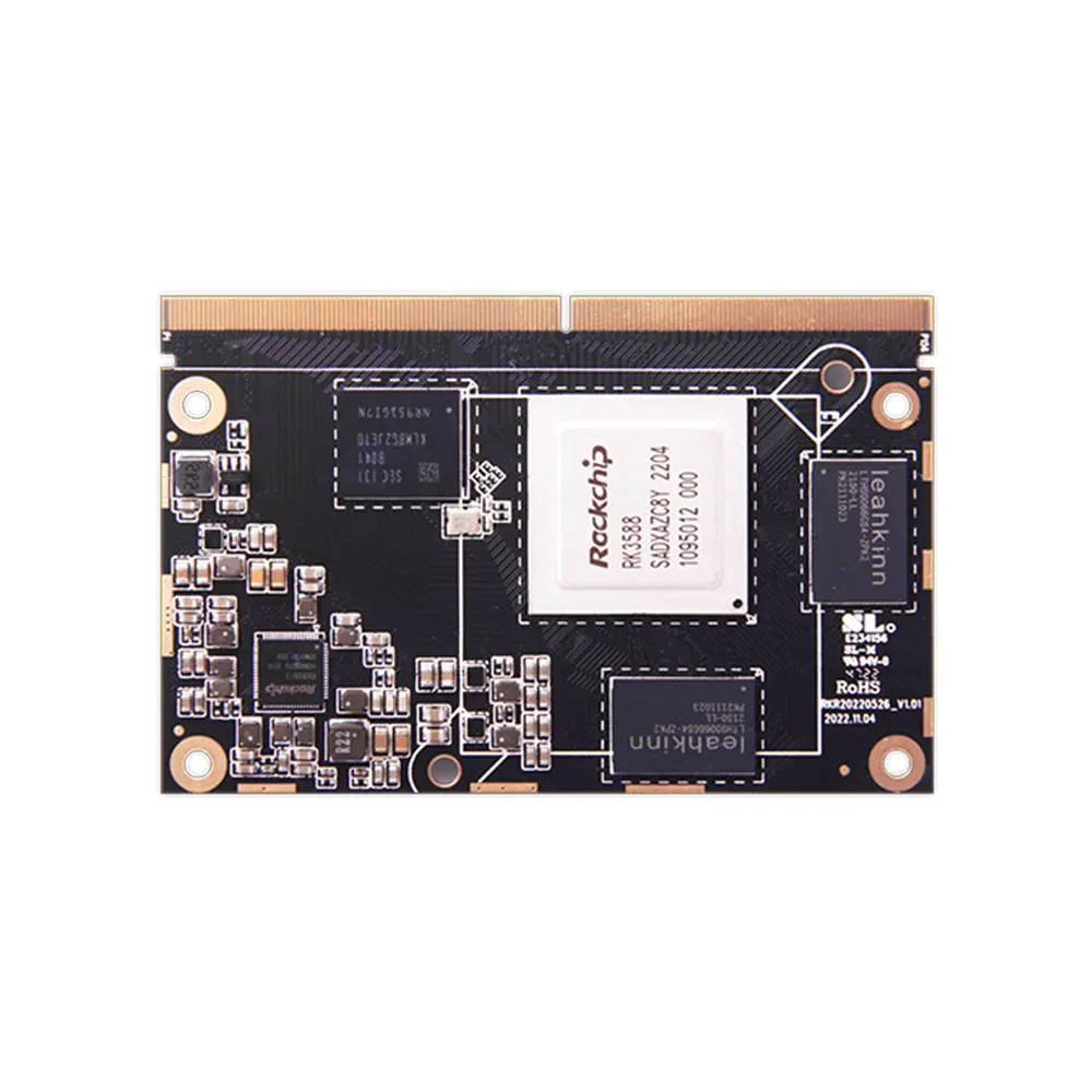

Octa-core 64-bit 4 X Cortex-A76 4 X Cortex-A55 8nm 2.4GHz RK3588 Embedded Artificial Intelligence Development Boards Kits