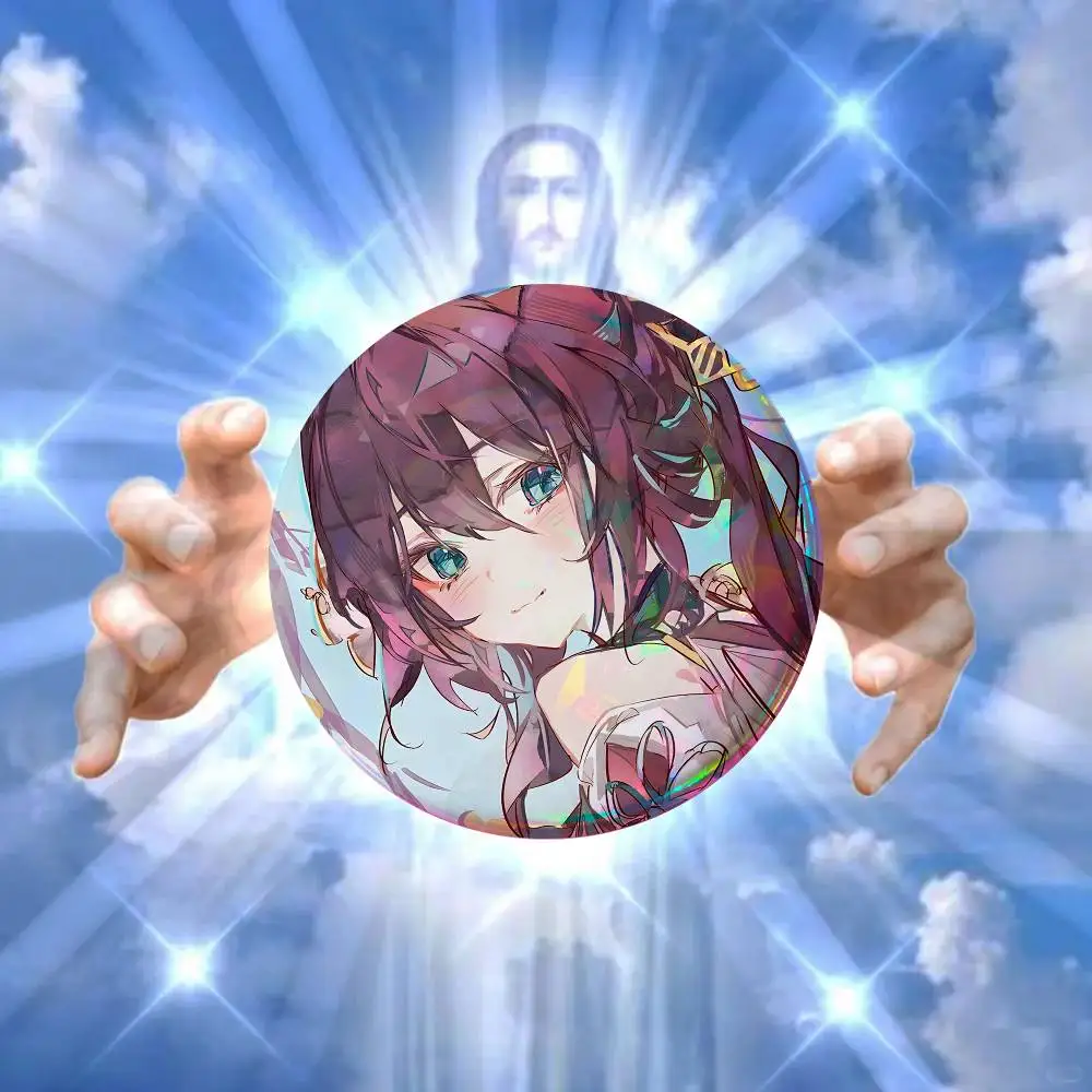 

S-Star R-Rail R-Ruan M-Mei Cute Game Icons Pins Cartoon Character Enamel Brooch Backpack Clothing Badge Accessories Gifts