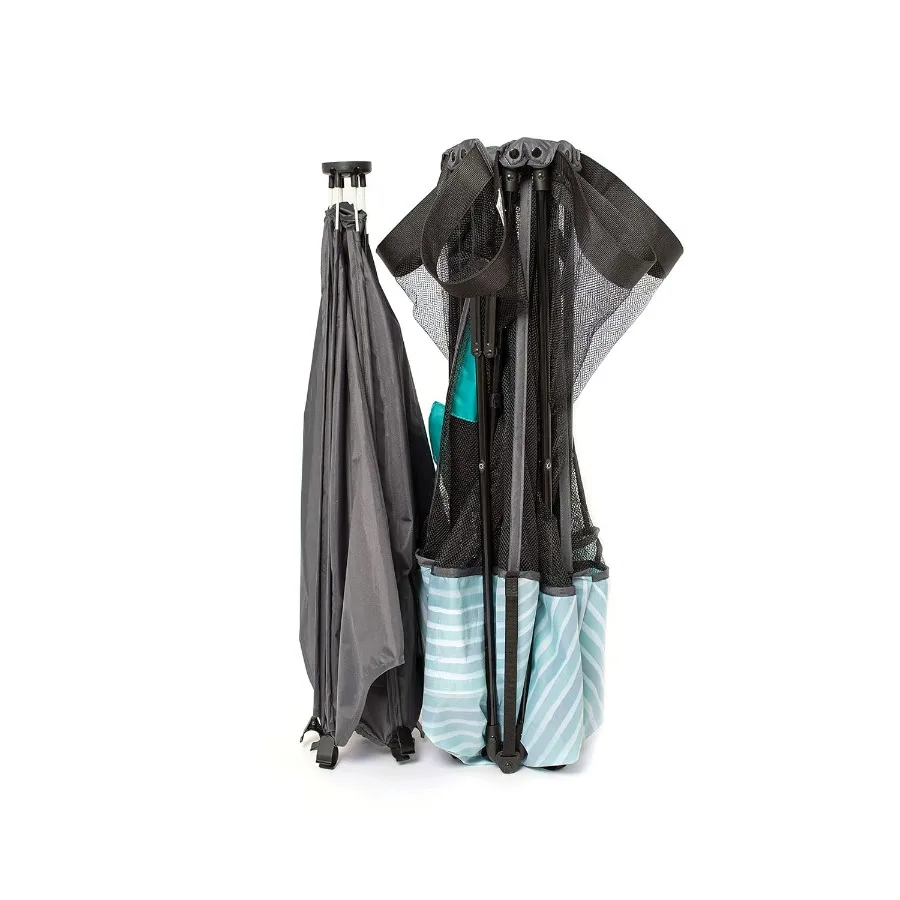 Go With Me Eclipse Mesh Portable Playard Playpen Sun Canopy قاعدة شريطية للألوان المائية الداخلية والخارجية #3