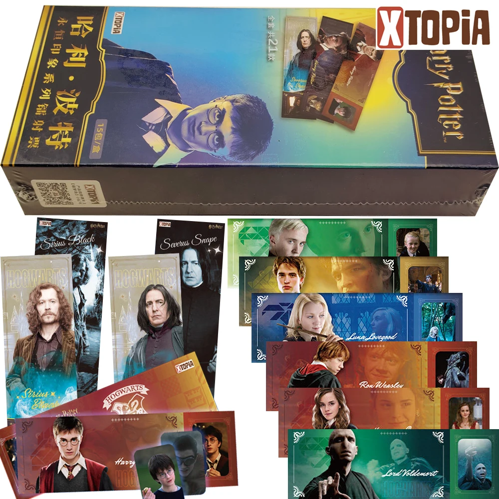 

XTOPIA Official Harry Potter Laser Ticket Cards Eternal Impressions Series Popular Movie Roles High Quality Collection Card Gift