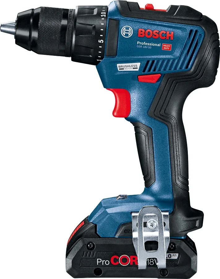 Профессиональная аккумуляторная отвертка Bosch GSR 18V-50