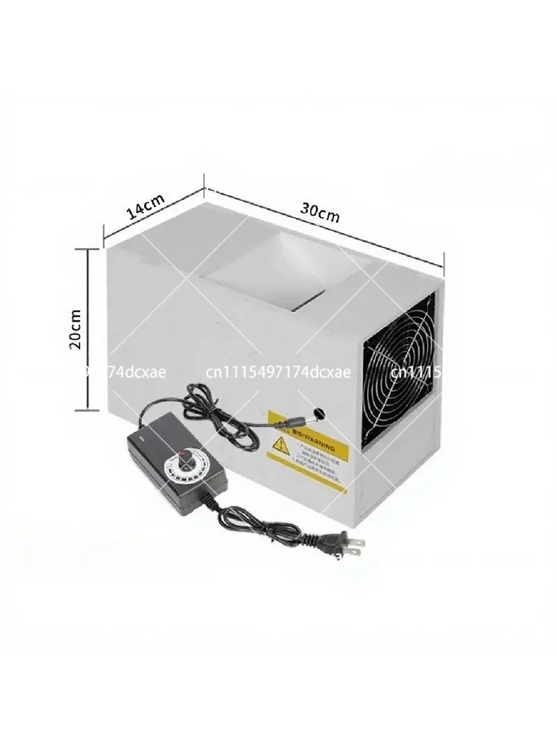 Electric Bird Grain Blower Household Bird Feed Food Shell Blowing Winnowing Machine Adjustable Wind Sheller with Drawer