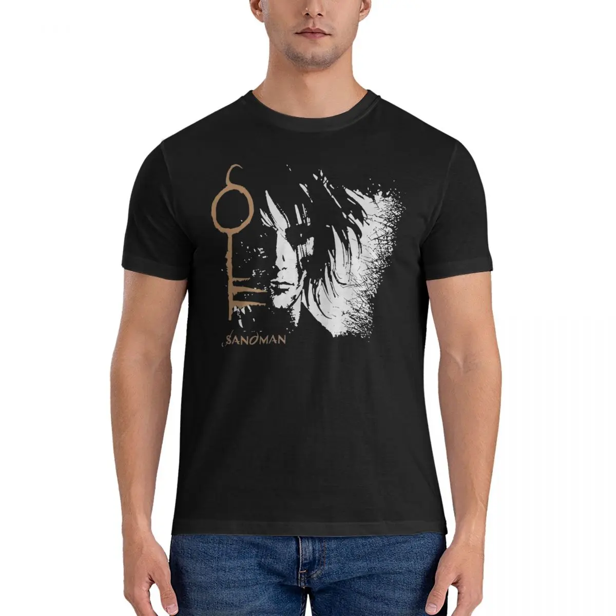 Camiseta The Sandman Dream Morpheus para homem, neo-ficção científica, filme de ação, matrix, algodão puro, manga curta, roupas