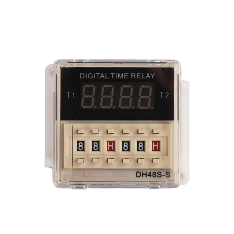 DH48S-S 220v Delay Cycle Controller Time Relay AC/DC24V-240V Send Base