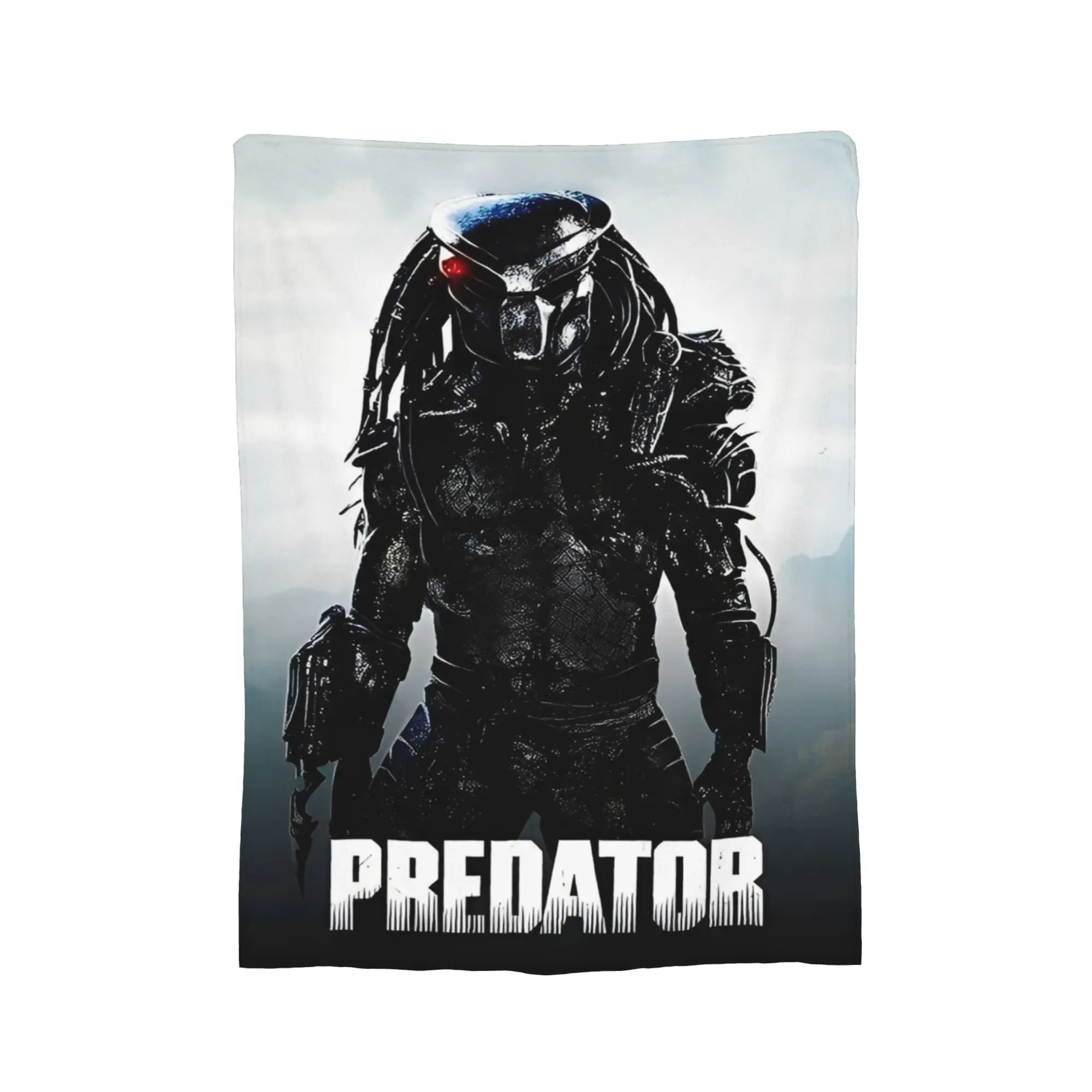 المفترس: بطانيات Badlands الفانيلا مريحة وخفيفة الوزن ورقيقة لربطات الفراش في غرفة النوم