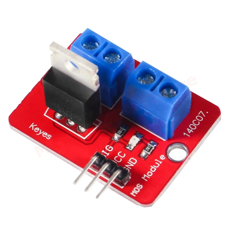 8 Buah IRF520 Tombol Mosfet Atas 0-24V Modul Driver MOS PWM Tombol Dapat Disesuaikan 3.3V-5V Tabung FET MCU Papan Driver untuk Raspberry Pi