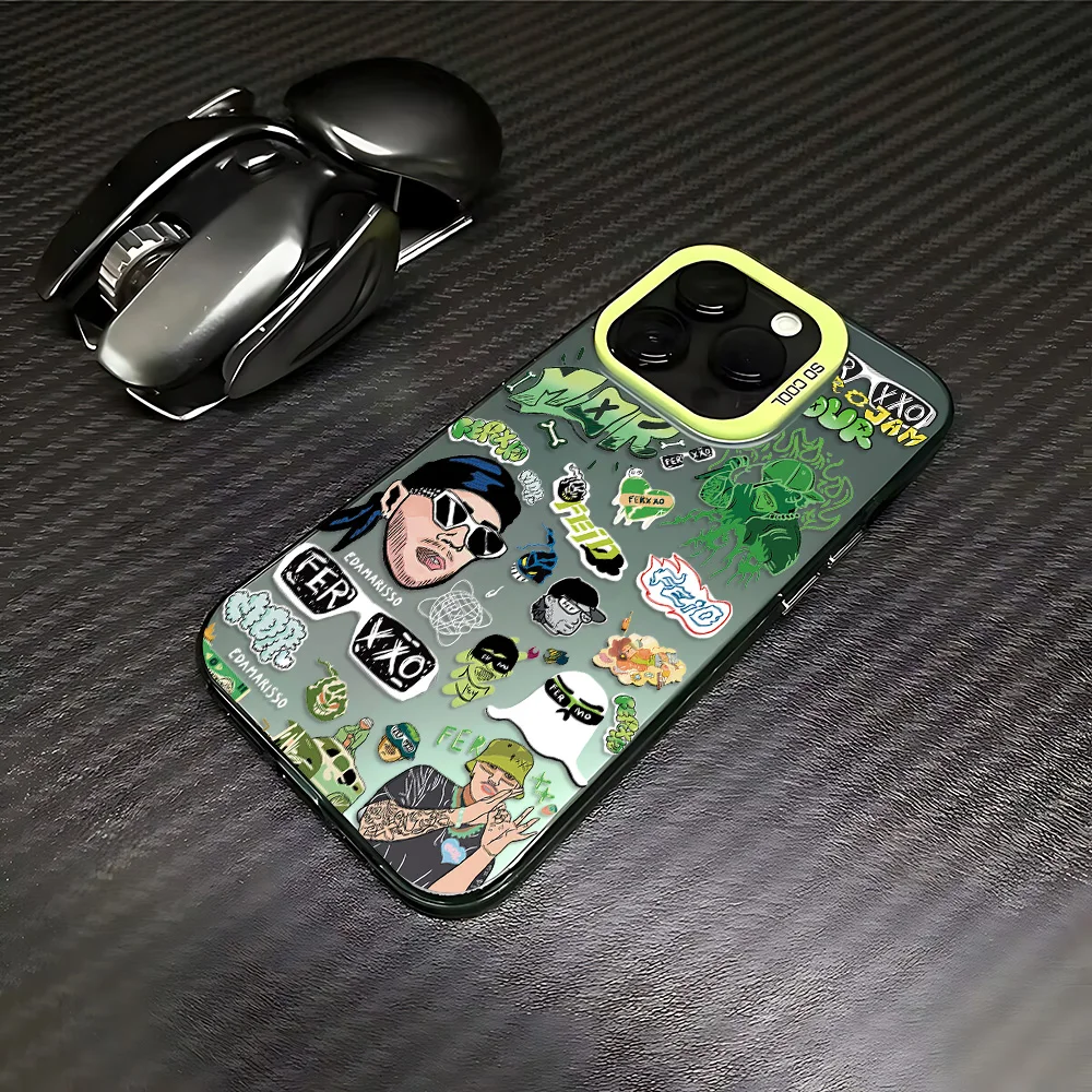 Feid Nitro Jam Ferxxo حافظة لهاتف سامسونج جالاكسي A16 A06 A35 A55 A25 A05S A15 A54 A34 A24 A14 A05 A04 4G 5G غطاء خلفي غير لامع